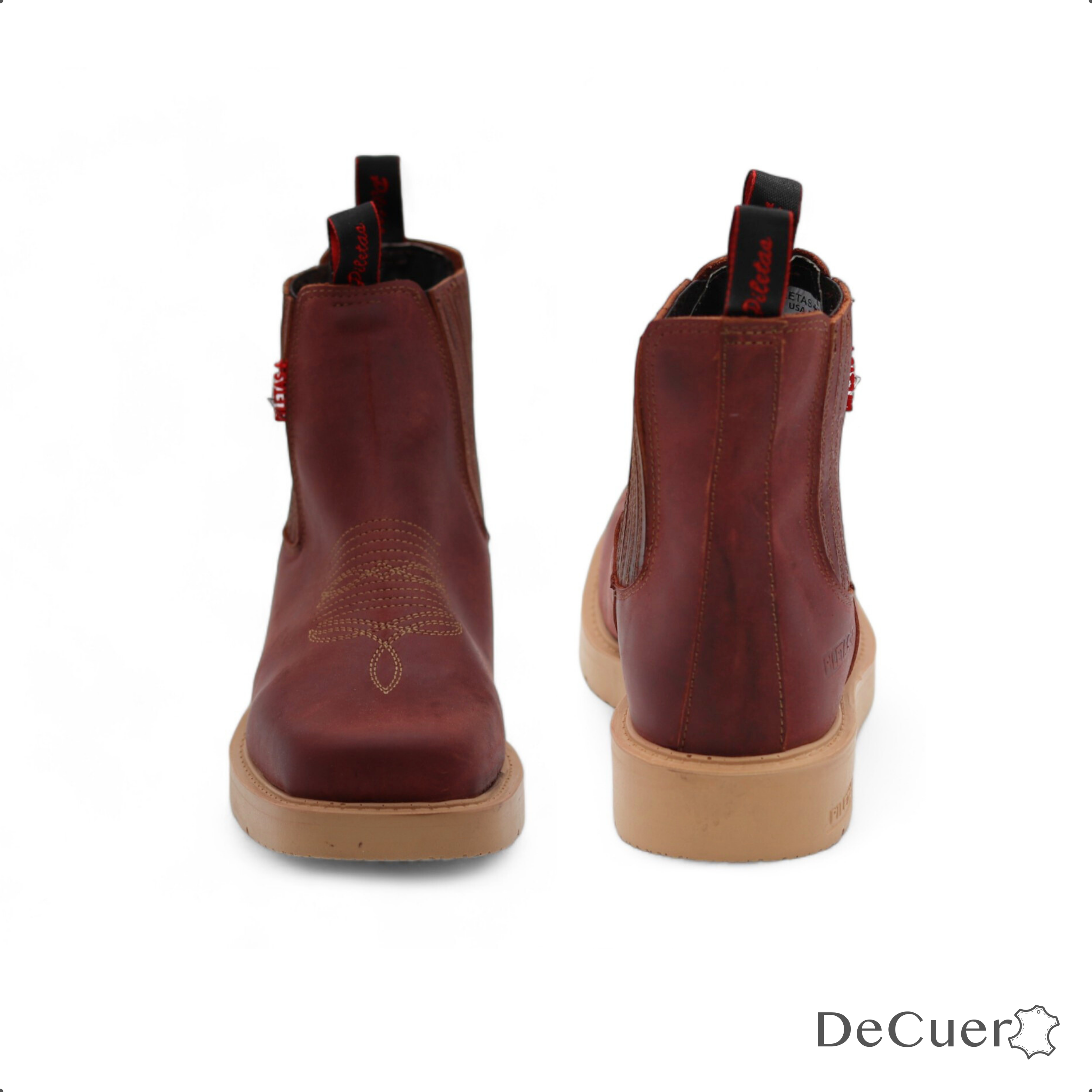 Cuatrero Men's Shedron Leather Short Boots