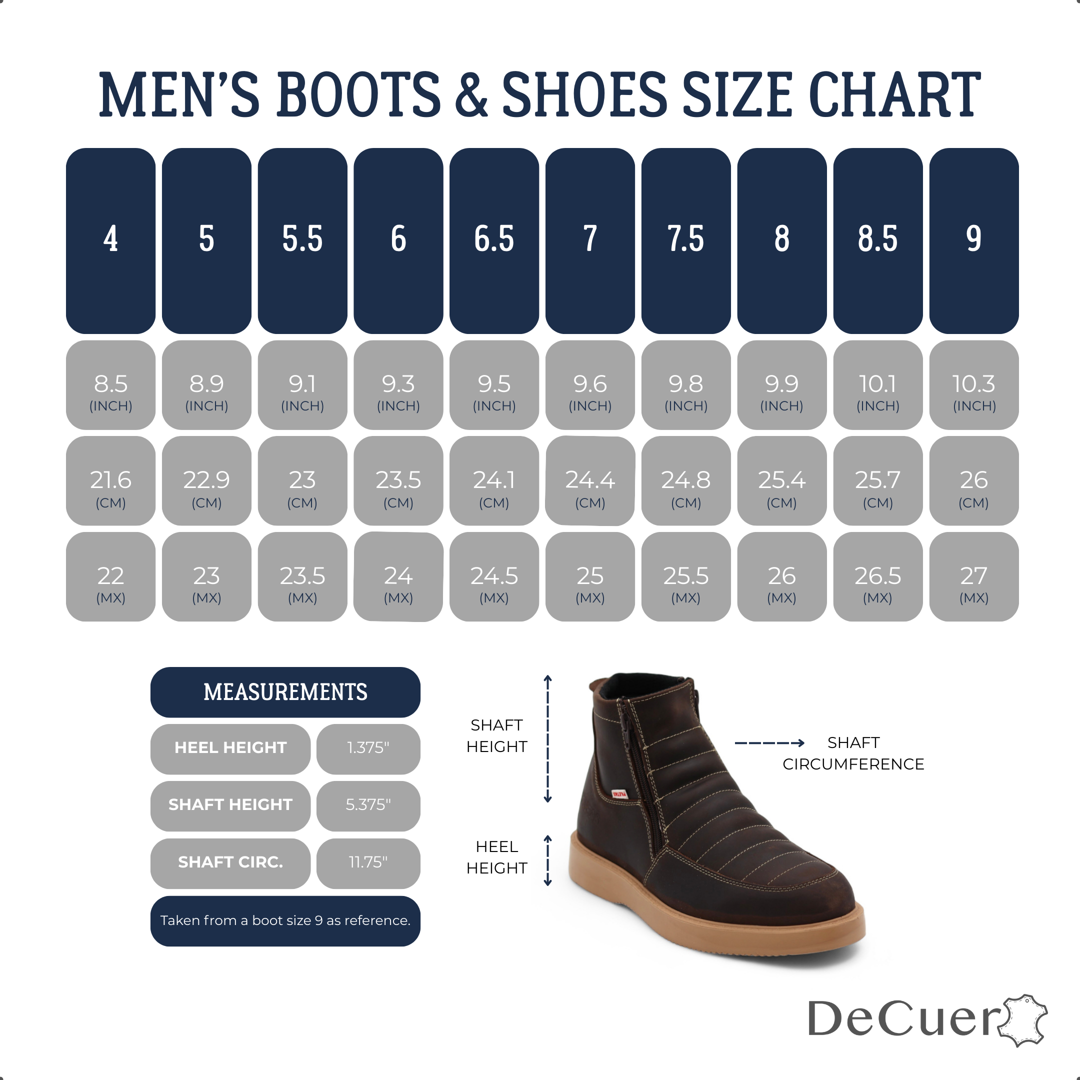 Nube Men's Brown Leather Short Boots