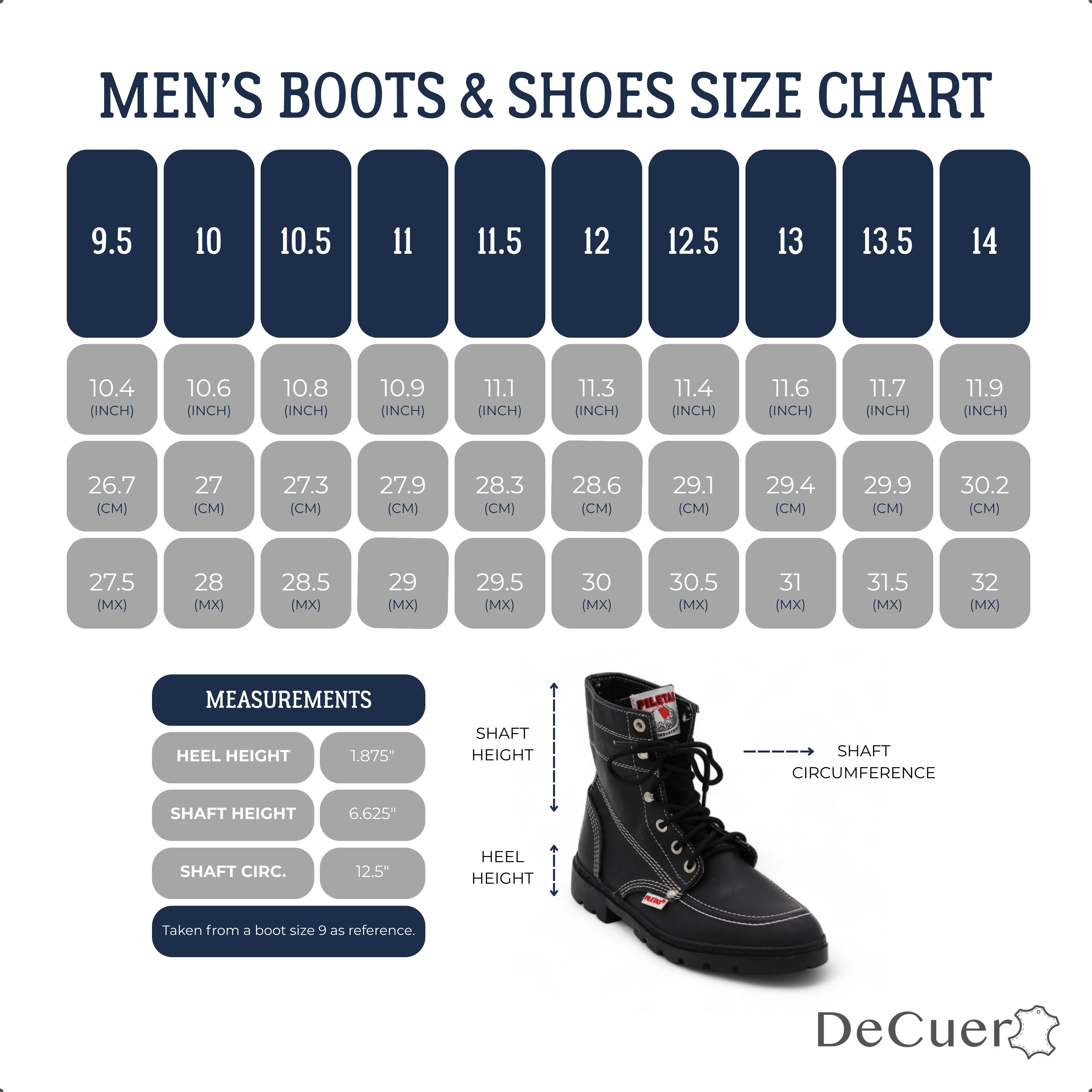 Tracker Men's Black Leather Short Boots