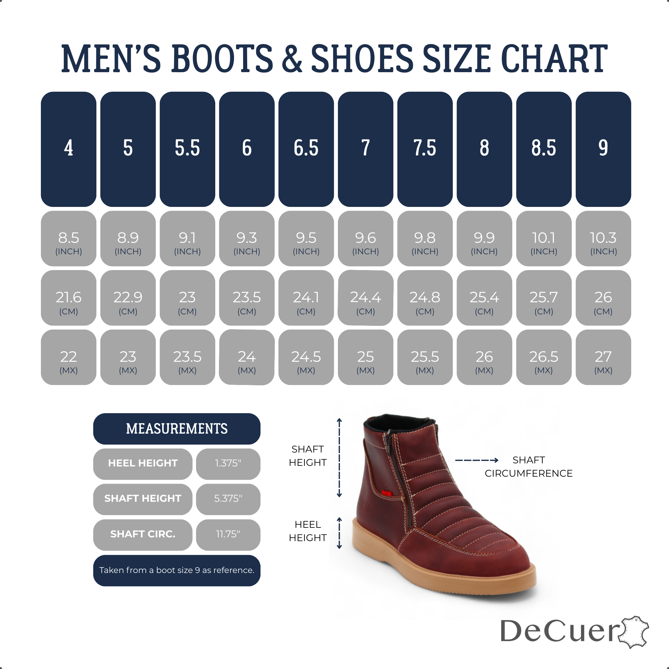 Nube Men's Shedron Leather Short Boots