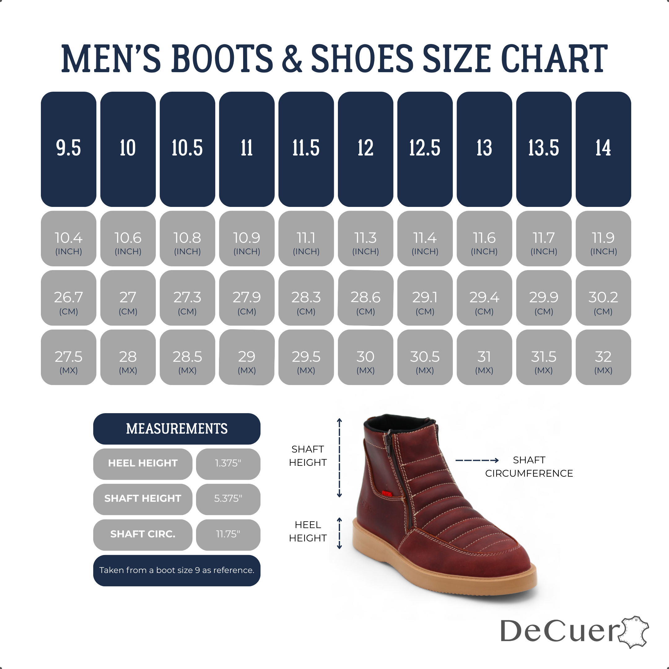 Nube Men's Shedron Leather Short Boots