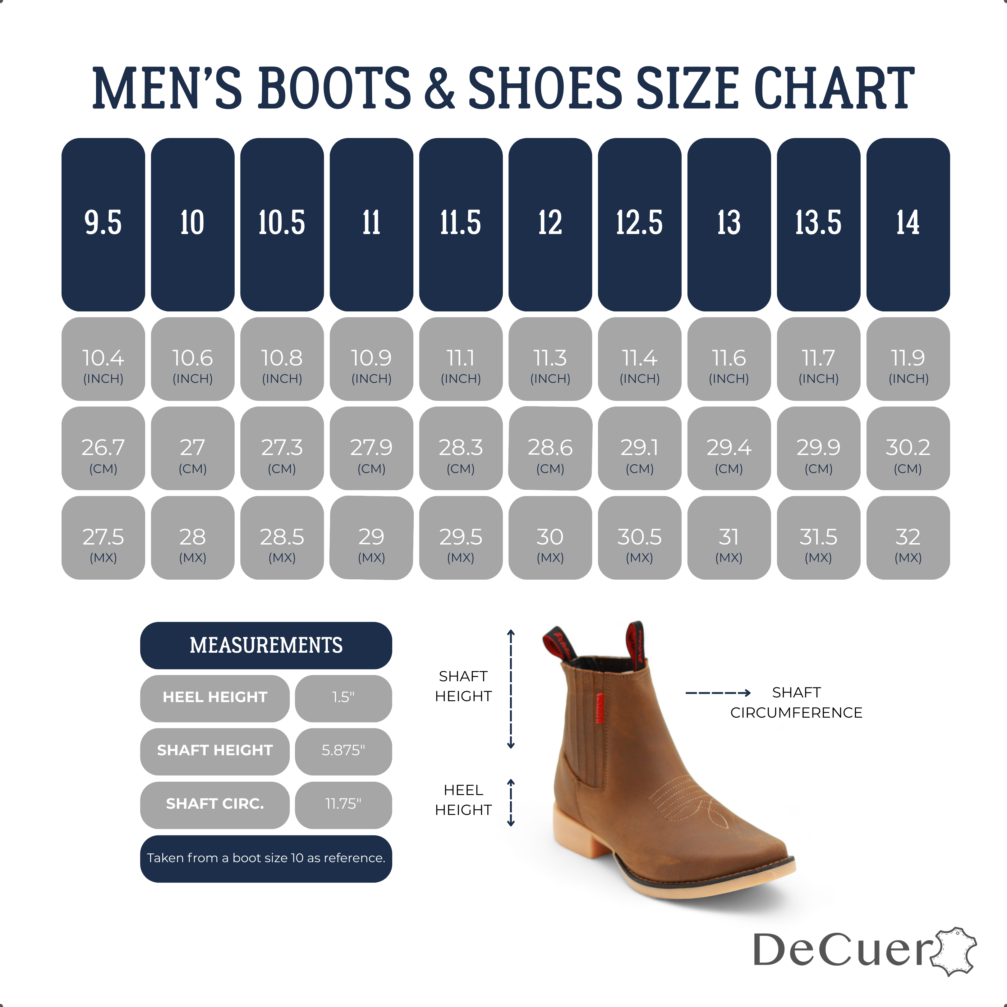 Hacienda Men's Ocher Leather Short Boots