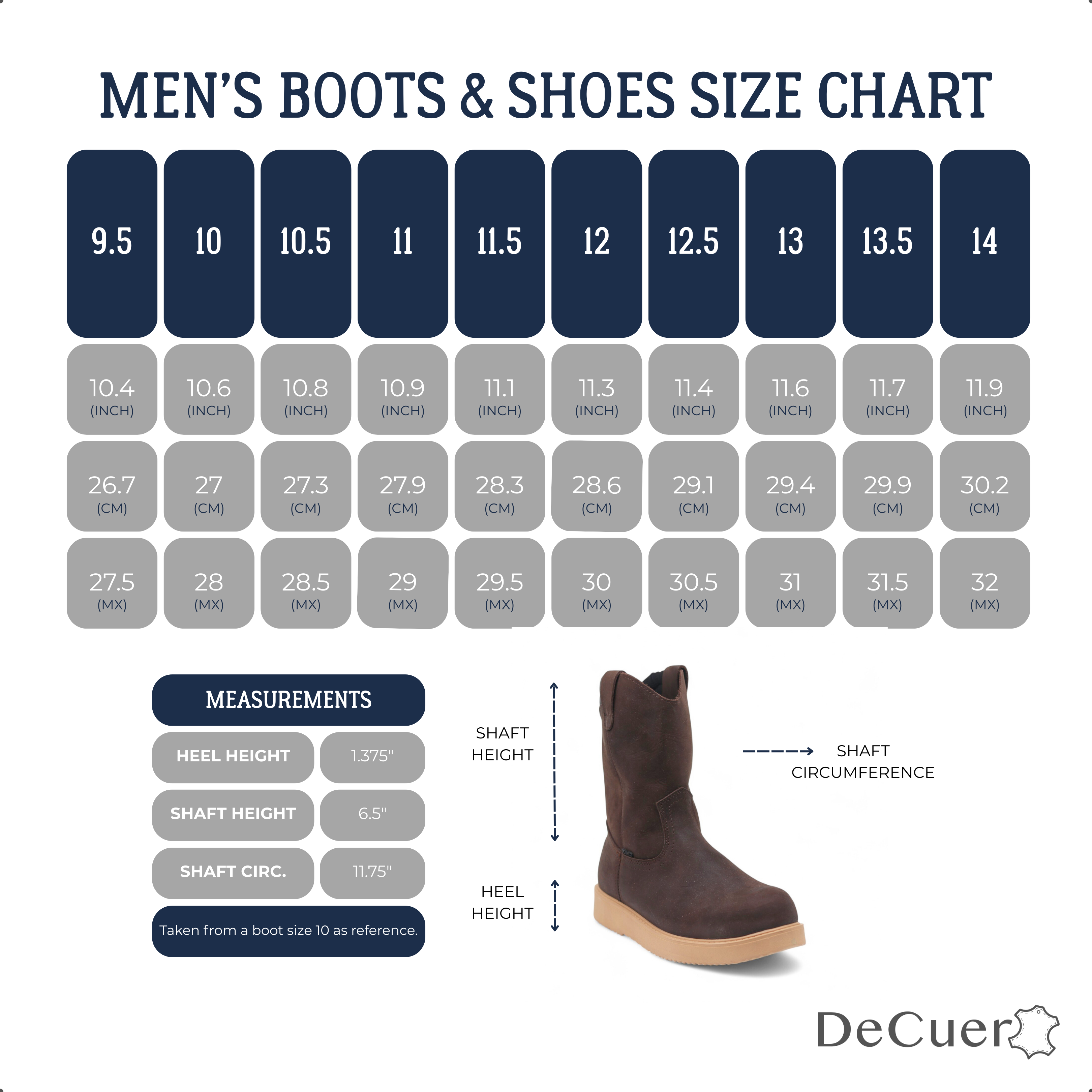 Rooper Men's Brown Leather Steel Toe Boots