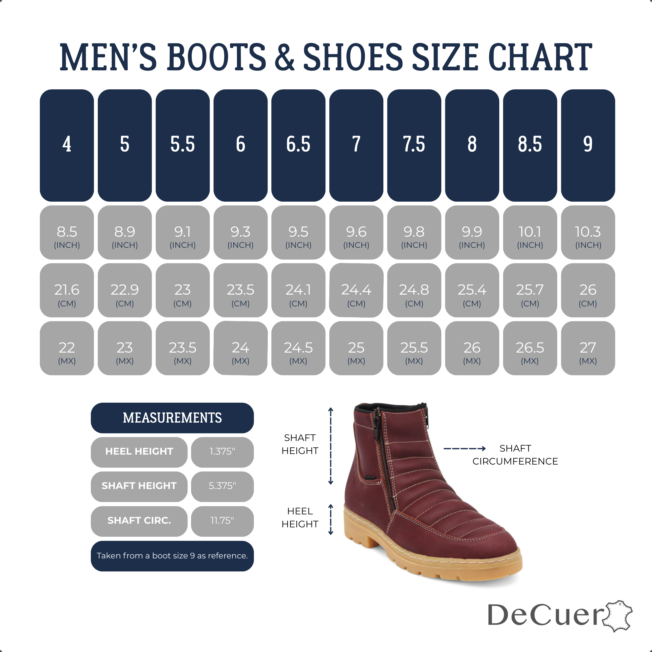 Nube TR Men's Shedron Leather Short Boots