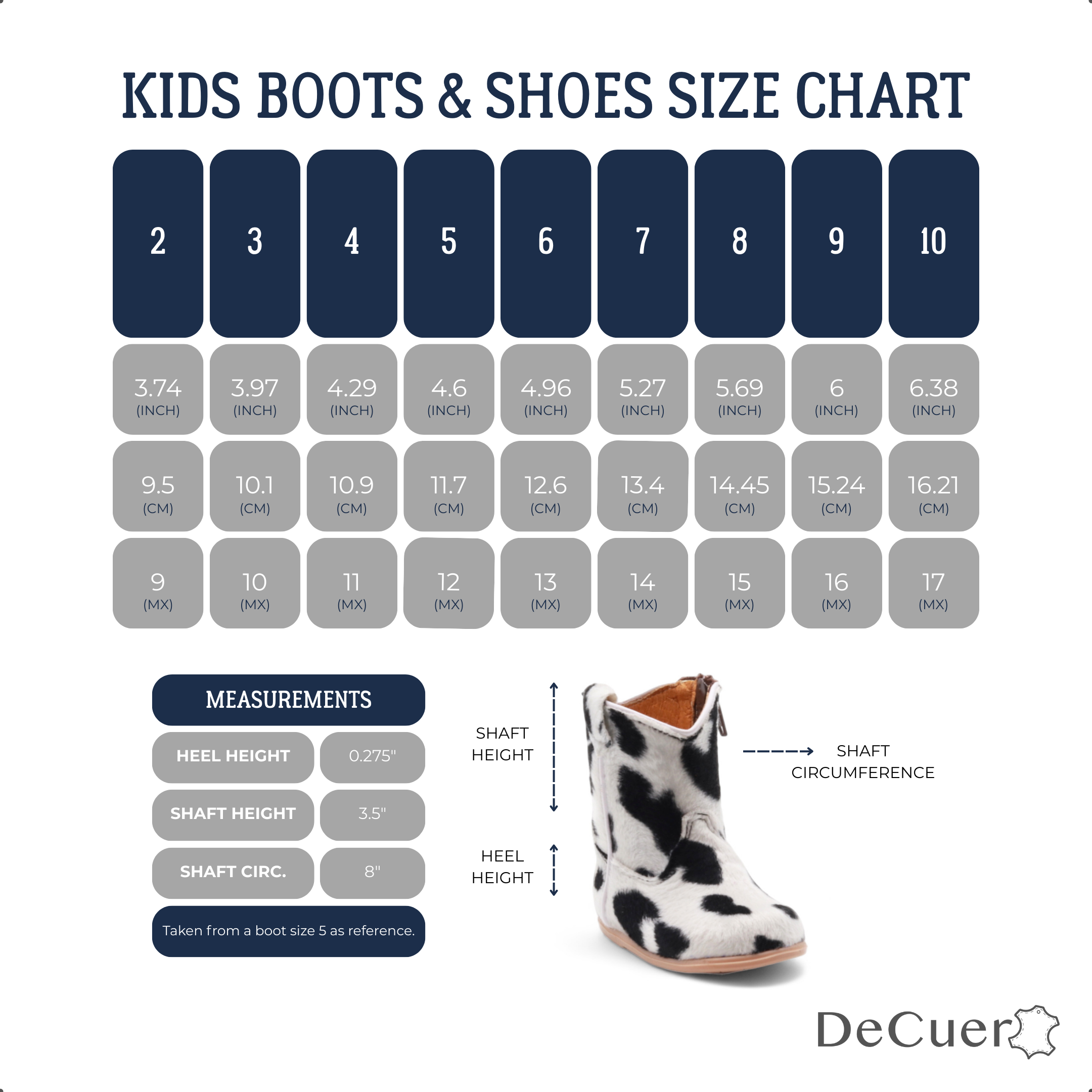 Beau Baby's Cow Print Leather Boots