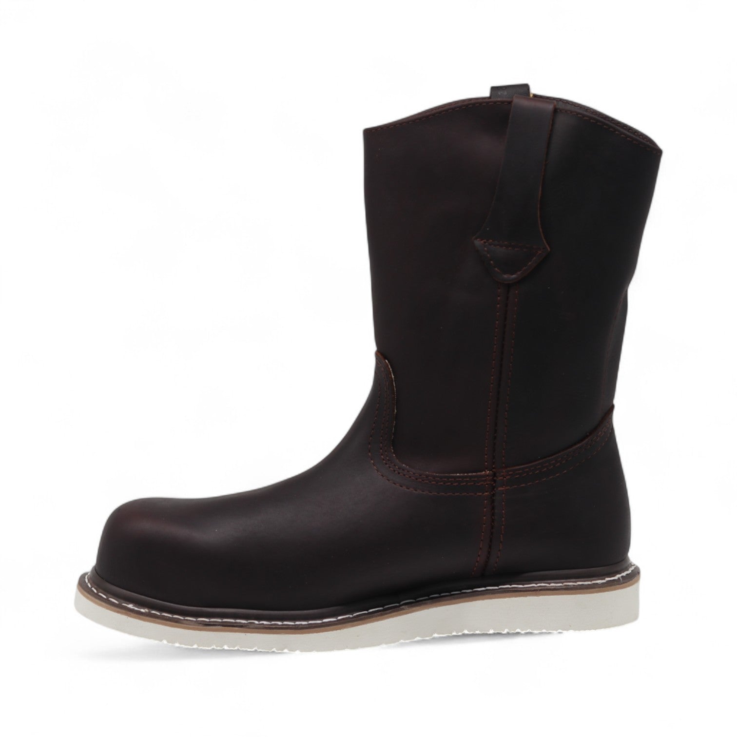 Alder Men's Brown Leather Composite Safety Toe Boots