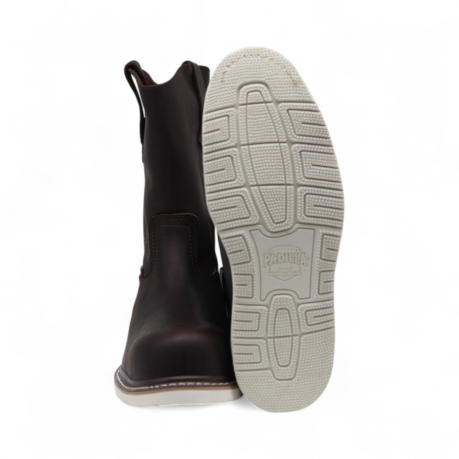 Alder Men's Brown Leather Composite Safety Toe Boots