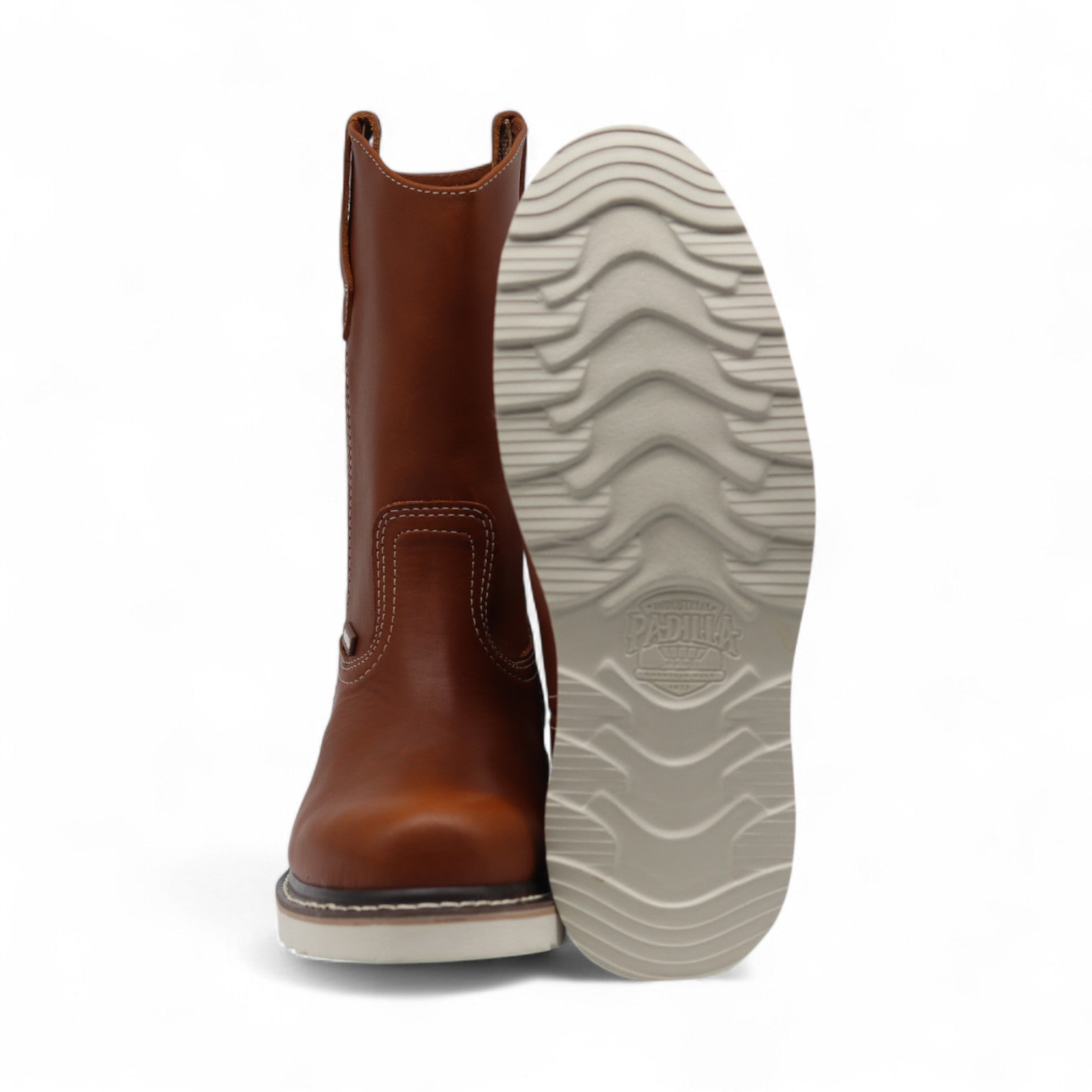 Alfa NR Men's Camel Leather Boots