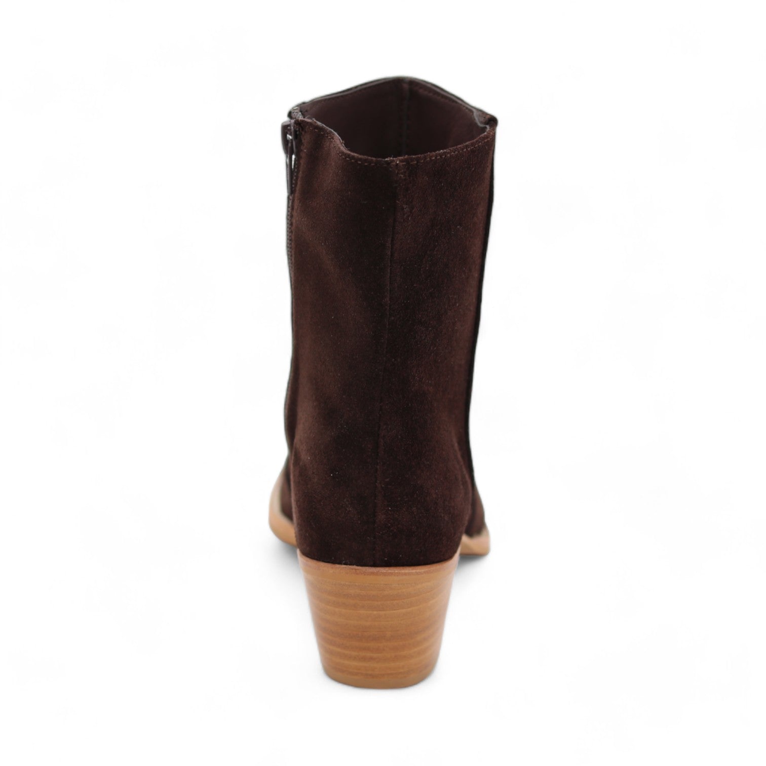Texana Women's Brown Suede Leather Short Boots