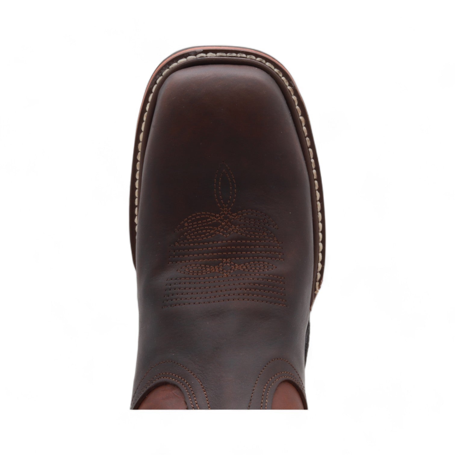 Plano Men's Fox Print Brown Leather Short Boots