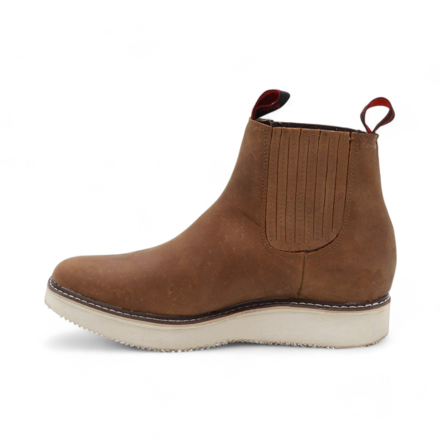 Rayado Men's Brown Leather Short Boots