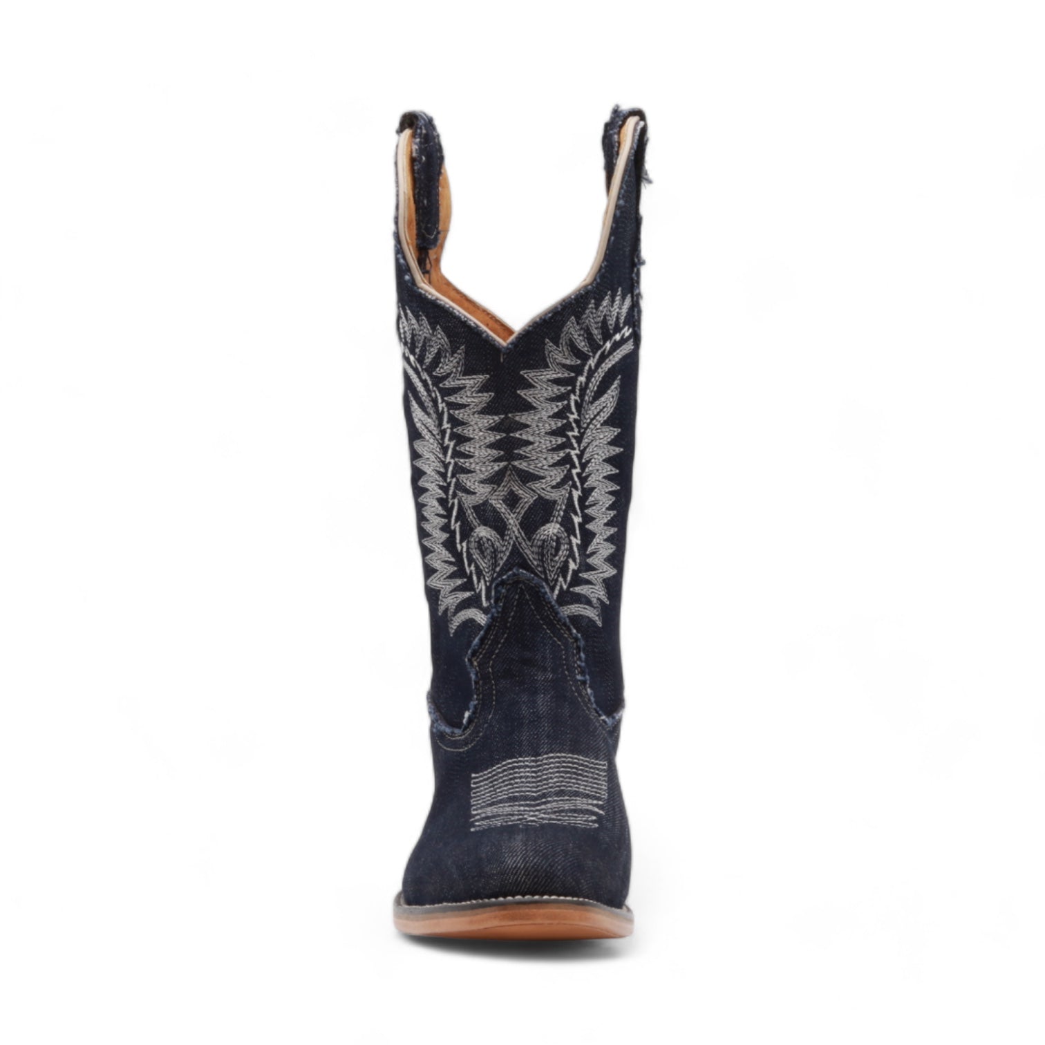 Sadie Women's Denim Leather Boots