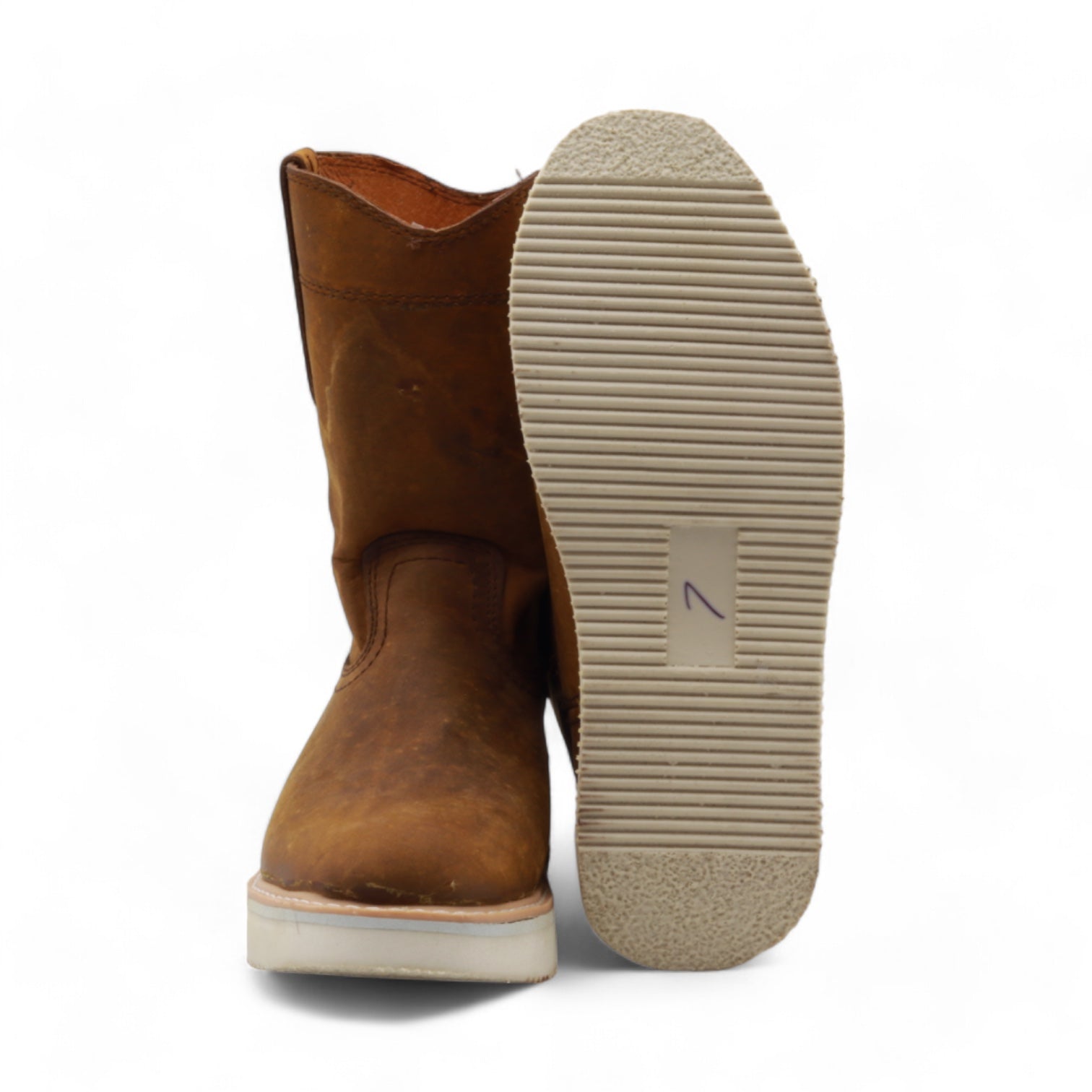 Gordon Men's Camel Leather Boots