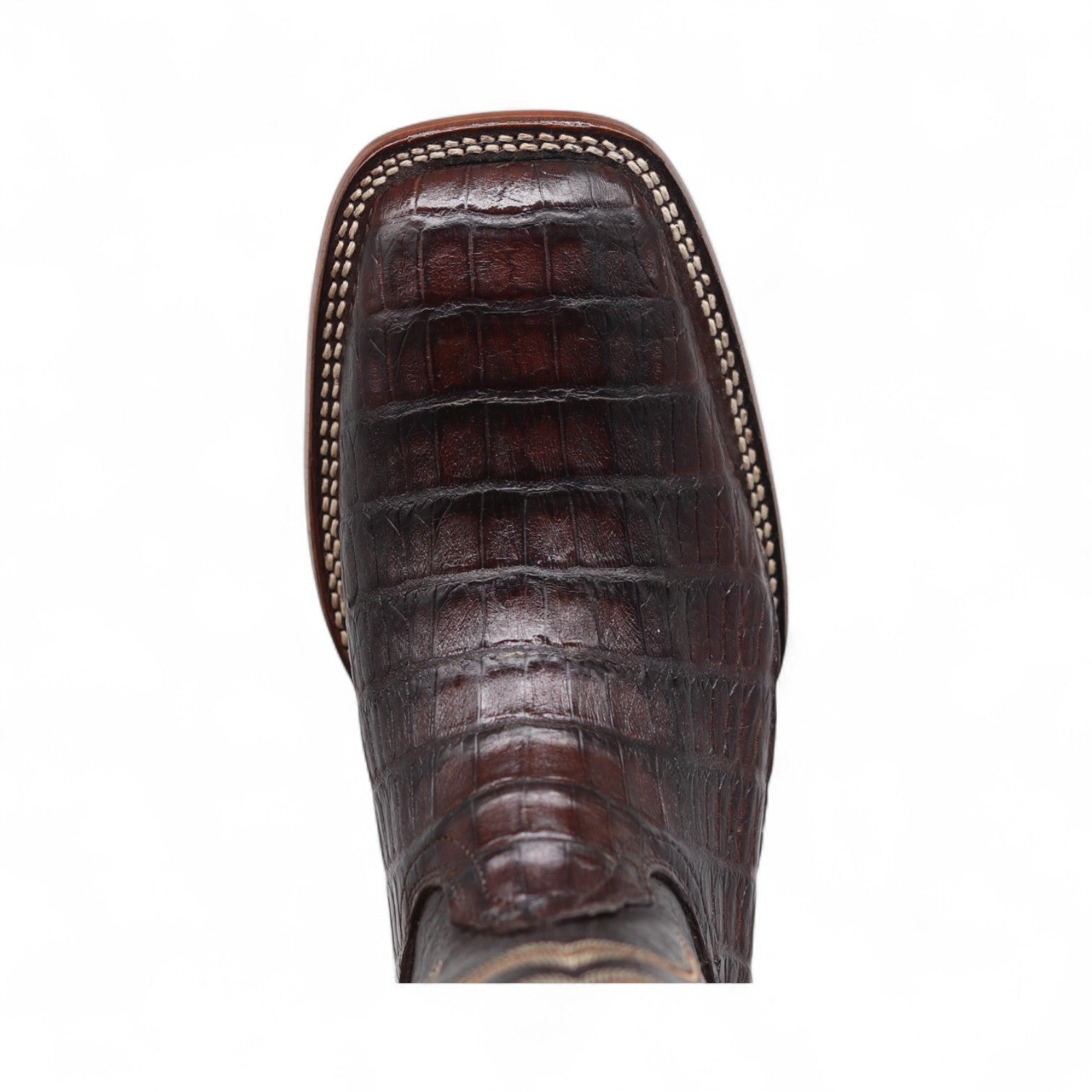 Keaton Men's Brown Croc Belly Exotic Leather Boots