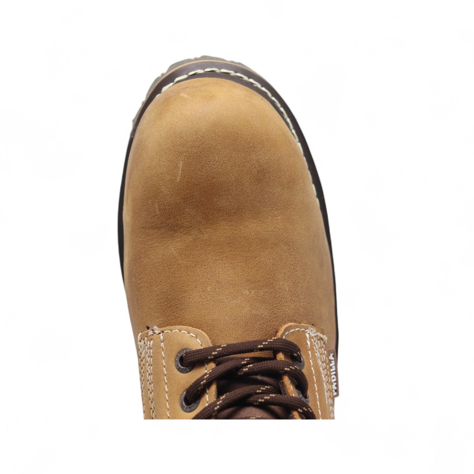 Pine Ocher Leather Composite Safety Toe Short Boots