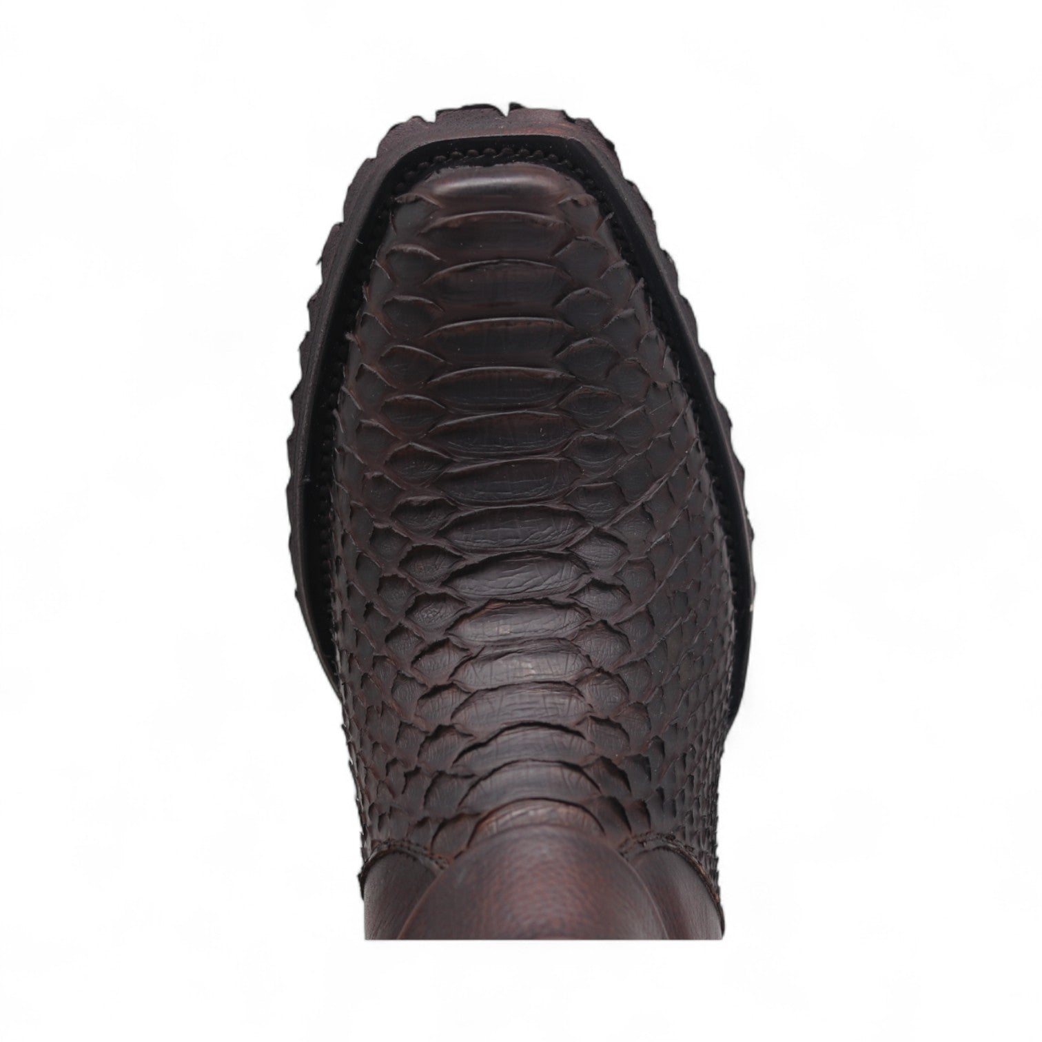 Taro Men's Brown Python Exotic Leather Boots