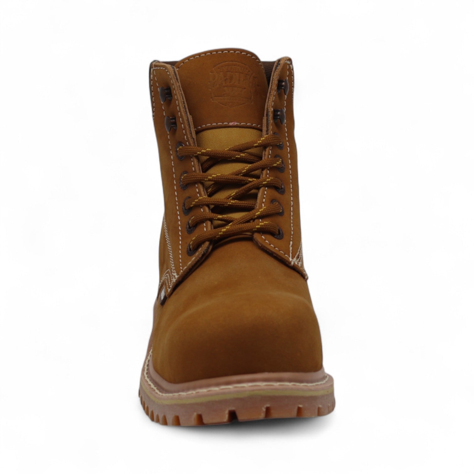 Timber Unisex Camel Leather Composite Safety Toe Short Boots