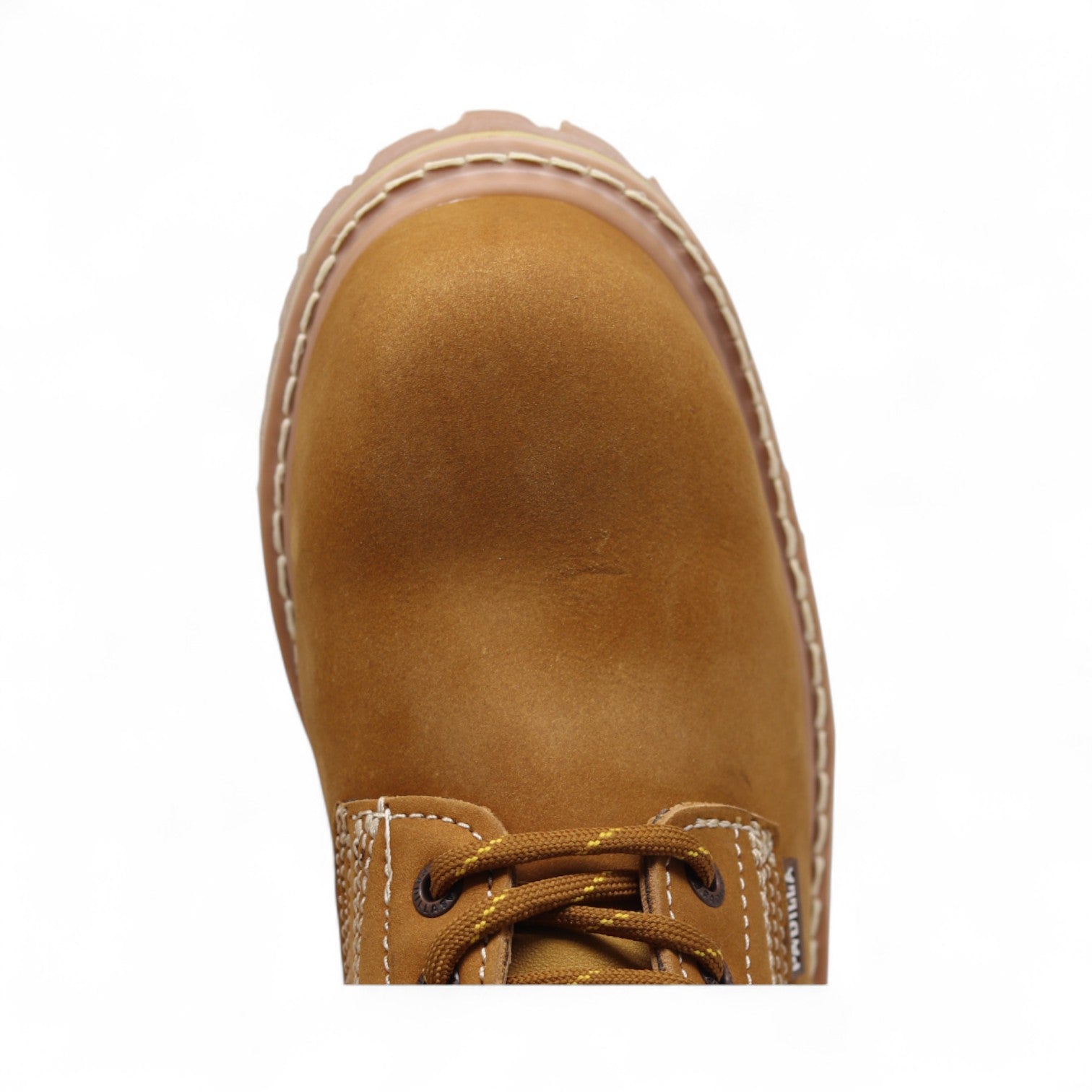 Timber Unisex Camel Leather Composite Safety Toe Short Boots