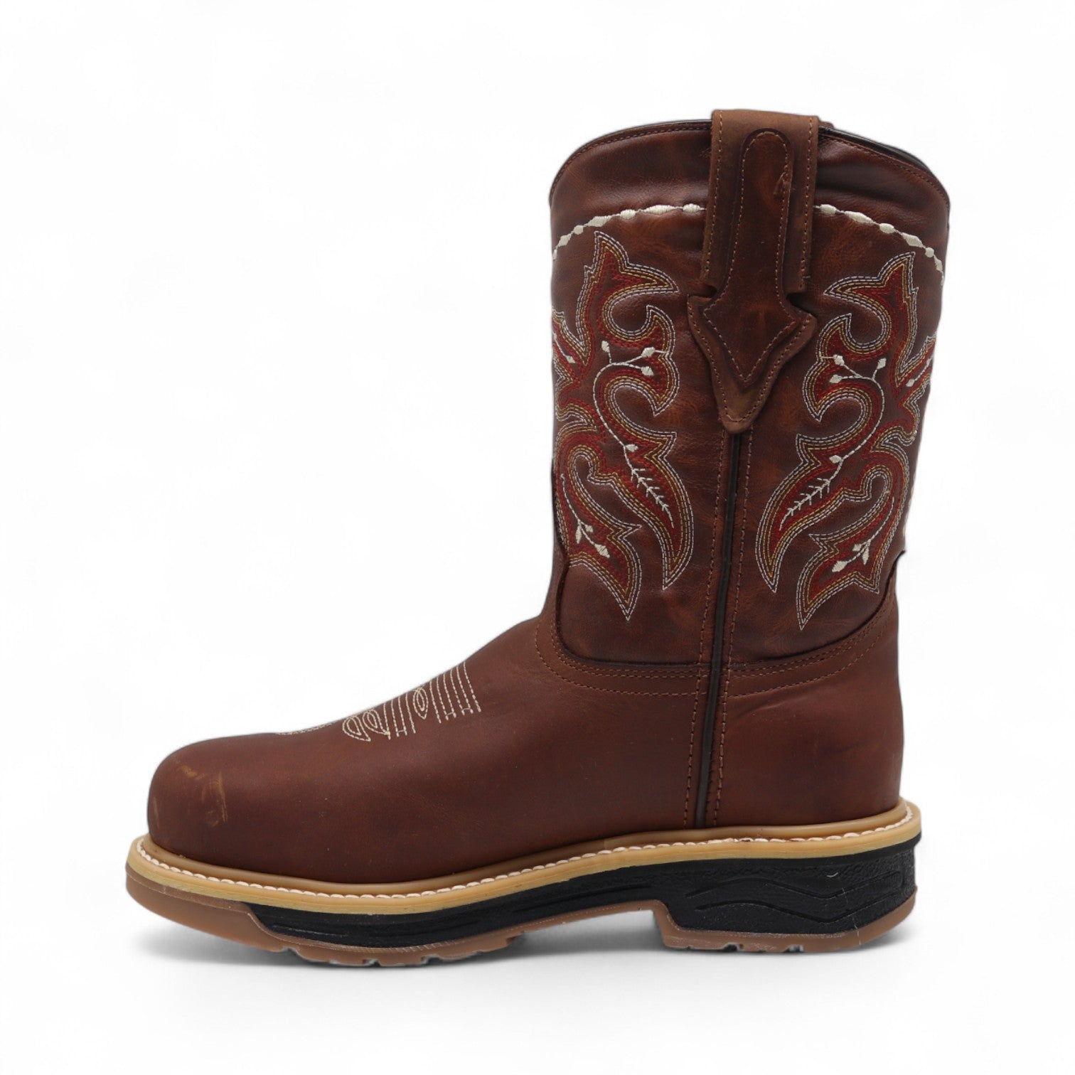 Waco Men's Brown Leather Steel Toe Boots